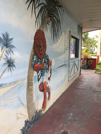 Red Beach Lion Mural