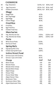 Desi Flavours menu 1