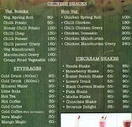 Sam Snack N Shake menu 1