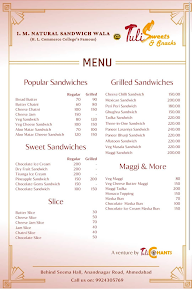 Tuli Sweets & Snacks menu 4