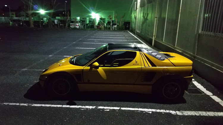 AZ-1の会社の駐車場にて・休日出勤・加工アプリ・カタログ風・夜勤中に関するカスタム事例の投稿画像3枚目
