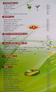 Food Forest menu 1