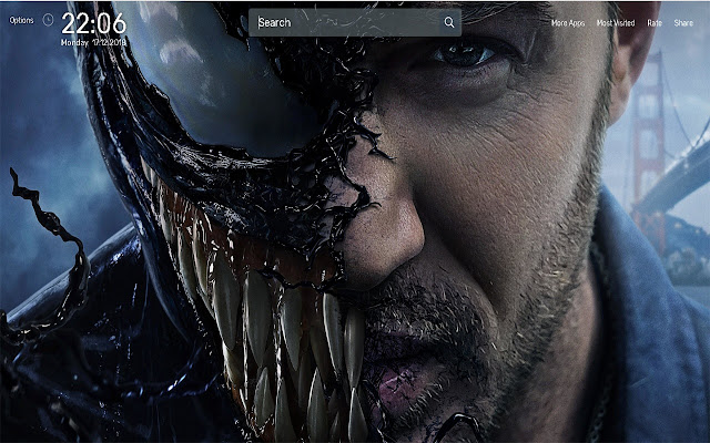 Venom Wallpapers NewTab Theme