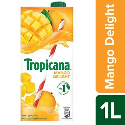 Tropicana Fruit Juice - Delight, Mango - 1 l