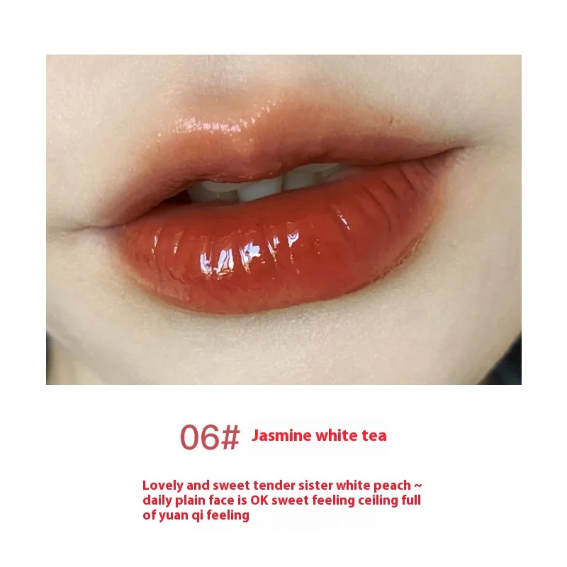 Fles Spiegel Lipgloss Water Gloss Zorgt voor volle lippen en hydrateert Langdurige glans Perfecte make-up voor een stralende look en finishing touch