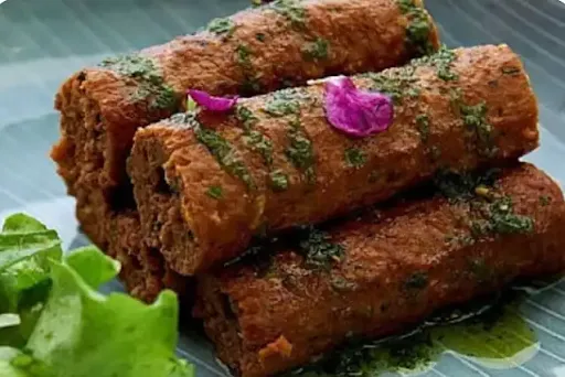 Fried Chicken Seekh Kebab [4 Pieces]