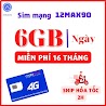 Sim 4G Mobifone Trọn Gói 1 Năm, Sim 12Fd50/Mdt50/12Max90 Tặng 5Gb 1 Ngày