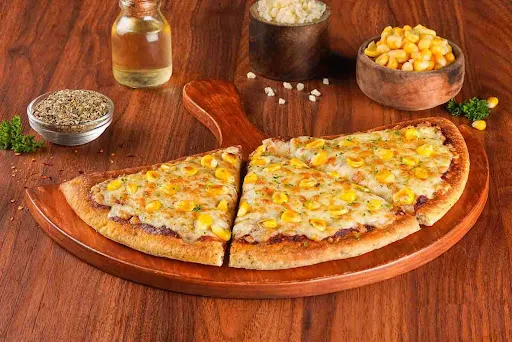 Corn & Cheese Semizza (Half Pizza)(Serves 1)