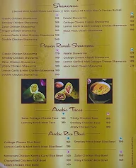 Dubai Shawarma menu 3