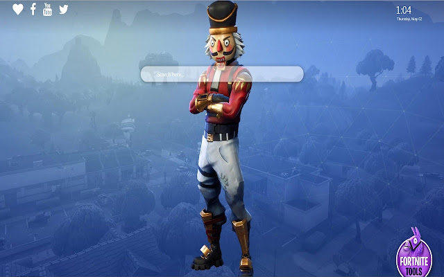 Crackshot Fortnite Google Chrome Theme