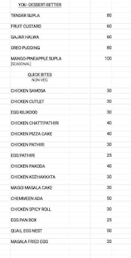 Madouk Cafe menu 2