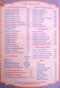 Samrat Dum Biryani & Tandoor menu 7