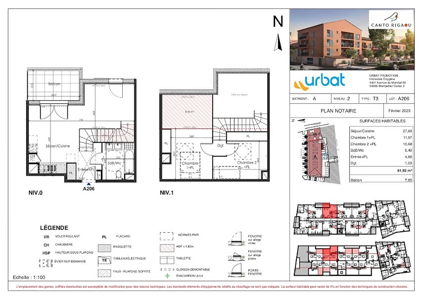 Vente appartement 3 pièces 61.93 m² à Garéoult (83136), 254 800 €