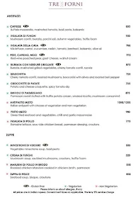 Tre-Forni Restaurant And Bar - Park Hyatt menu 5