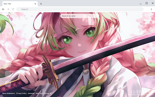 Mitsuri Kanroji - Demon Slayer Live Wallpaper