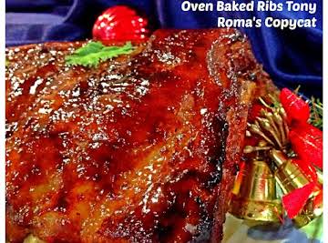 Tony Roma Copy Cat Oven Baked Ribs