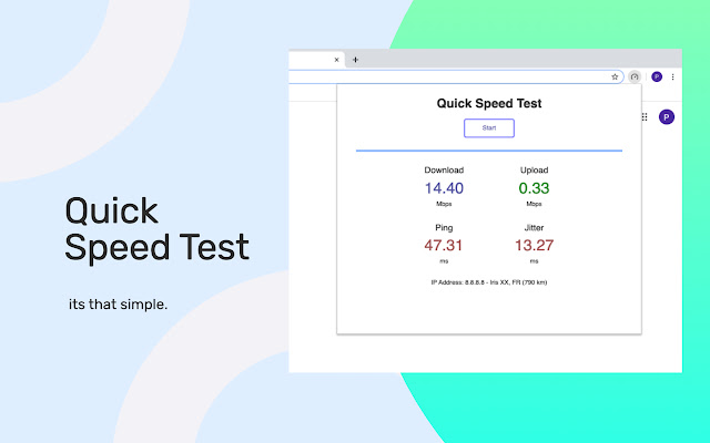 Speed test rapide