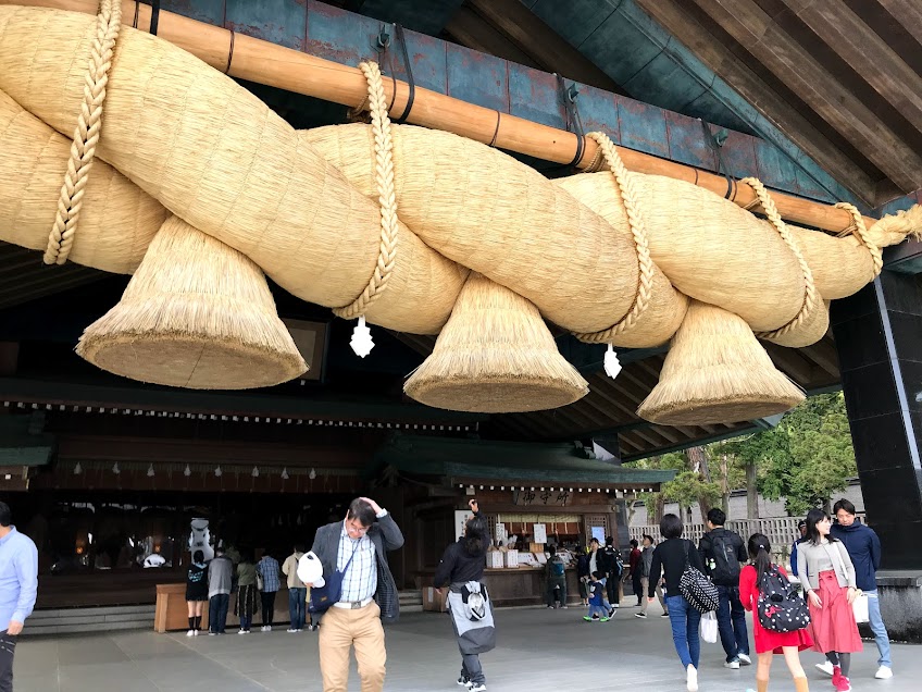 出雲大社 神楽殿しめ縄