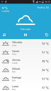 Clima screenshot for Android