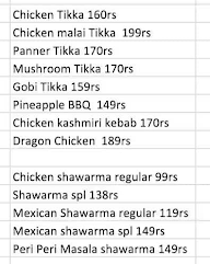 Chennai Briyani & Fast Food menu 1