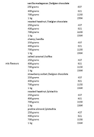 Creamchoc Ice Creams menu 5