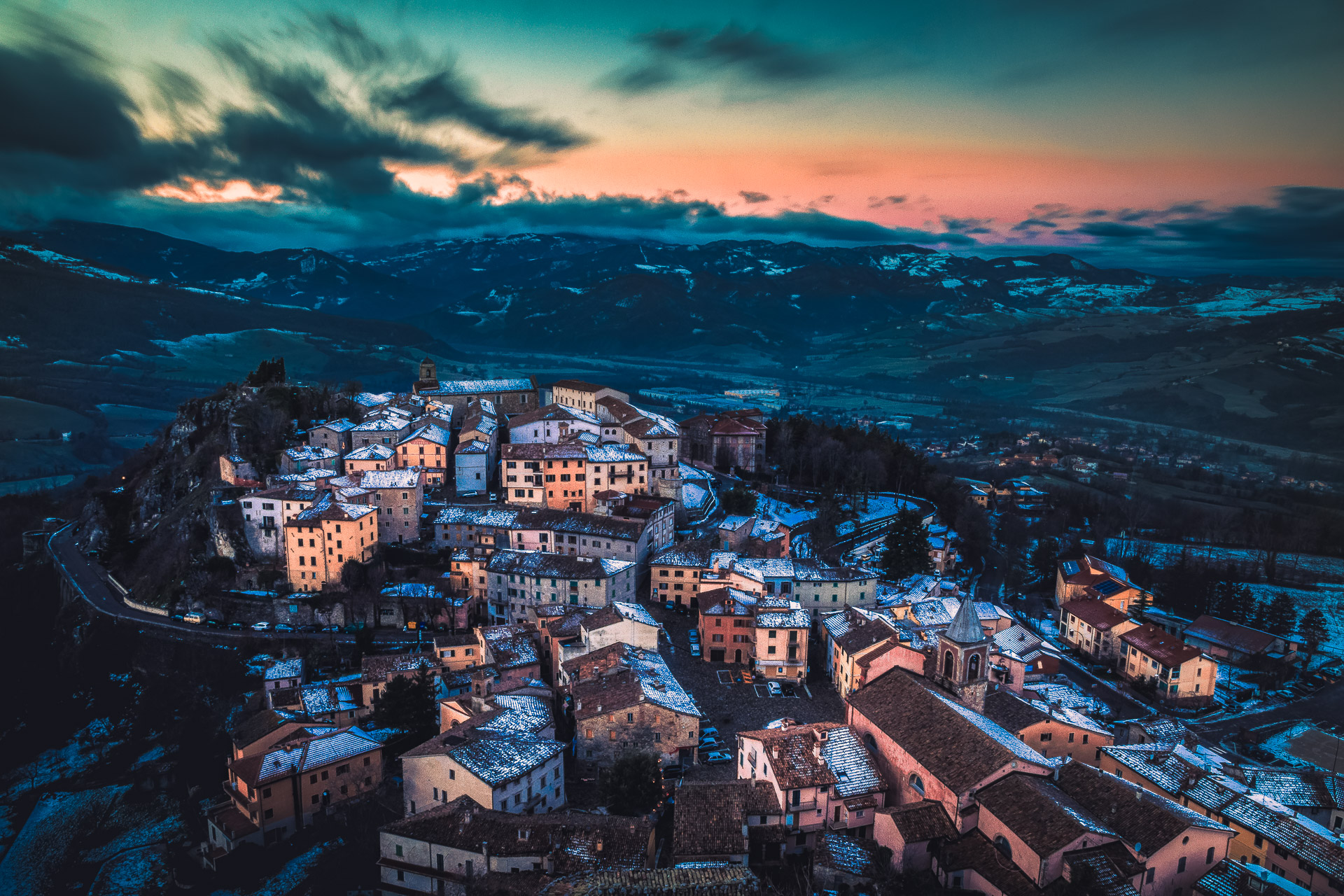 Pennabilli la prima alba dell'anno  di Mutley