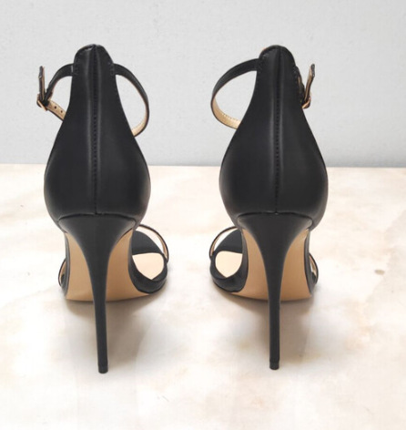 Title 5, Womens Fish Mouth Buckle Stiletto Heel High He...