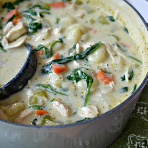 Chicken Gnocchi Soup is a delicious easy super family friendly soup 