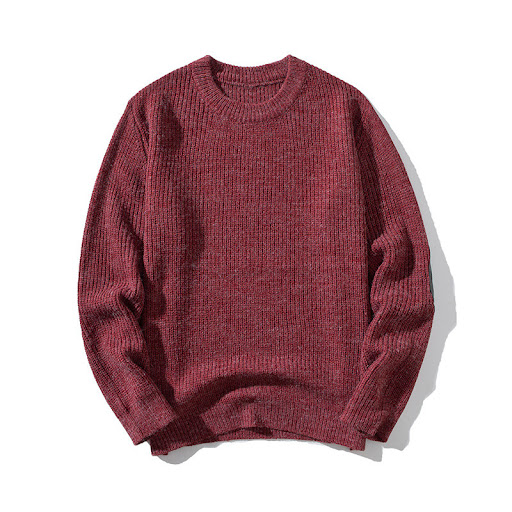 Title 10, Knit Sweater Mens Autumn New Round Neck Sweate...