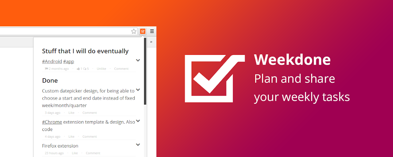 Weekdone - Plan and share your weekly tasks Preview image 2