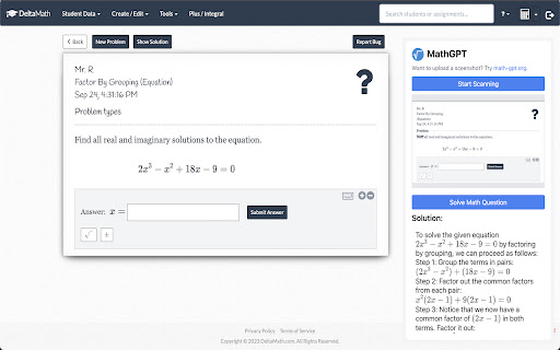 MathGPT | AI Photo Math Calculator