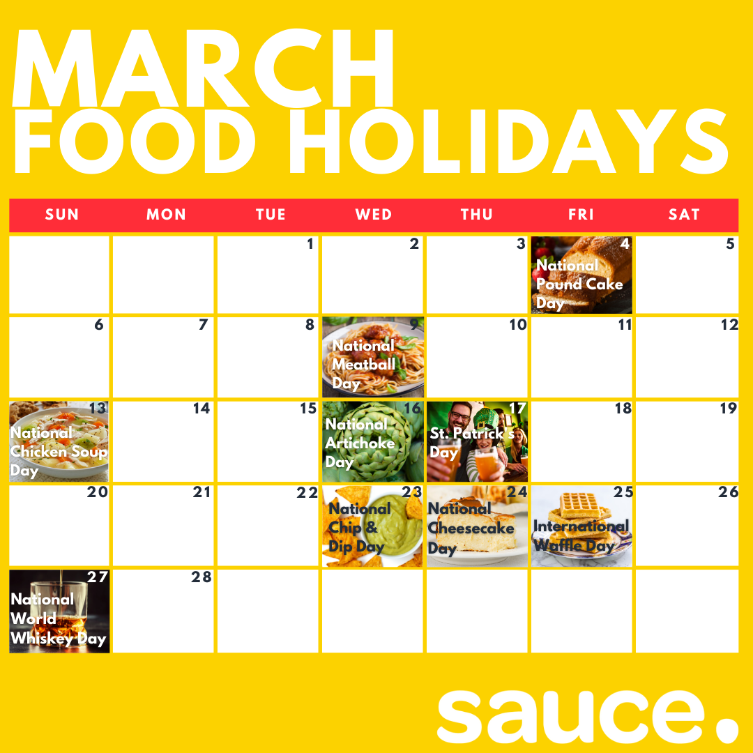 March Food Holidays to Boost Your Restaurant's Revenue