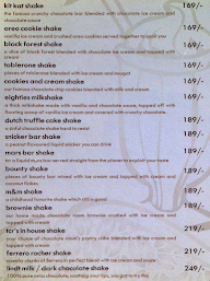 The Chocolate Room menu 6