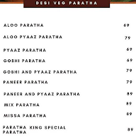Chitra Ka Special Pratha menu 1