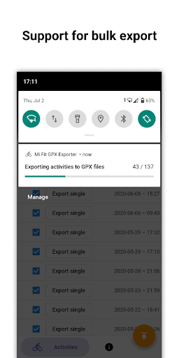 Mi Fit Exporter - activities to GPX without root