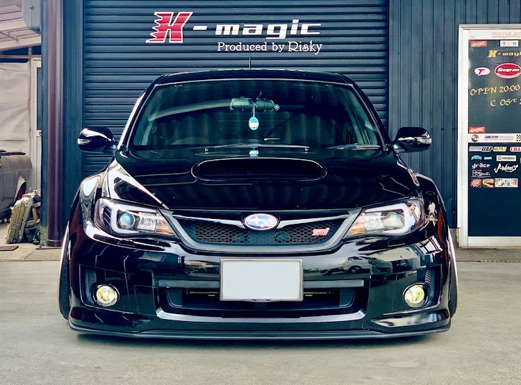 インプレッサ WRX STIのK-magic・stancenation・SHORIN・STIパーツ・SONAR製ヘッドライトに関するカスタム事例の投稿画像1枚目
