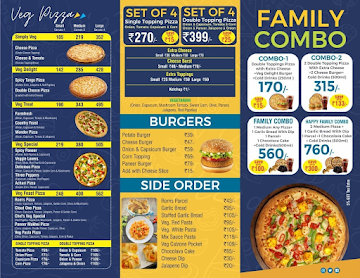 Roms Pizza menu 