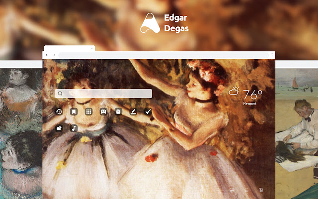 Edgar Degas HD Wallpapers New Tab