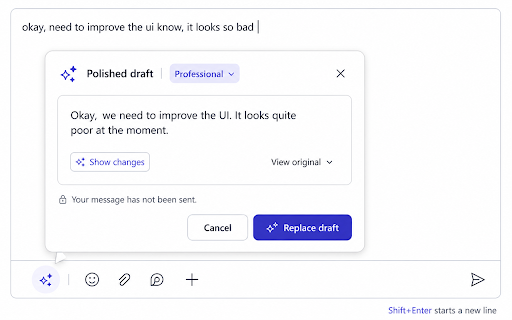 AI Message Assistant screenshot 1
