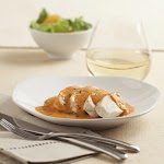 Chicken with Red Pepper Cream Sauce was pinched from <a href="http://www.eatingwell.com/recipe/250632/chicken-with-red-pepper-cream-sauce/" target="_blank" rel="noopener">www.eatingwell.com.</a>