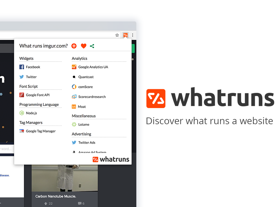 WhatRuns Preview image 1