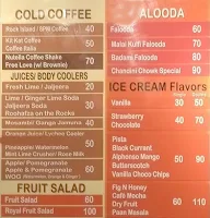 Lassi Corner menu 2