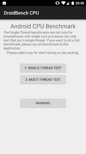 DroidBench CPU