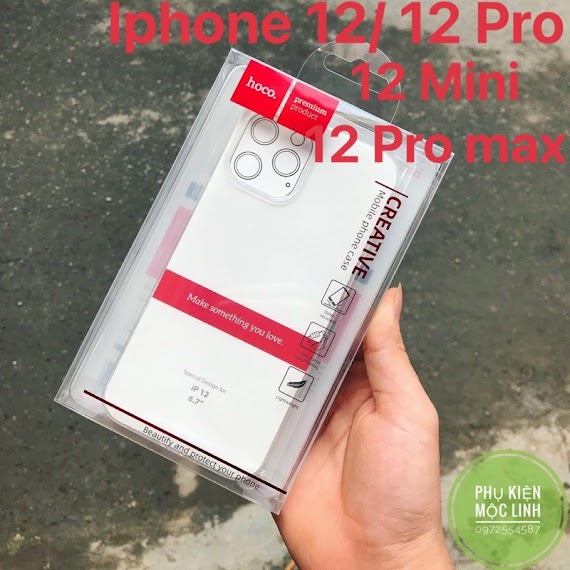 [ Iphone 13 | 13 Pro | 13 Pro Max | 12 Mini | 11 ] Ốp Silicon Trong Suốt Chính Hãng Hoco Light Series Siêu Mỏng Siêu Dẻo