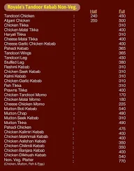 The Royal Tandoor menu 7