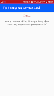 My Emergency Contact Card - náhled