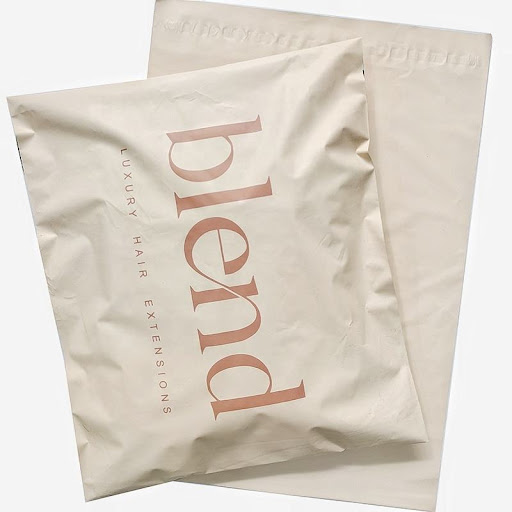 Title 4, Biodegradable Beige Matte Poly Mail Bag for tra...