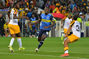 Siphelele Mthembu of Cape Town City FC during the Absa Premiership match between Cape Town City FC and Kaizer Chiefs at Newlands Stadium on August 27, 2019 in Cape Town, South Africa. 