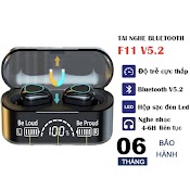 Tai Nghe Bluetooth F11 V5.2 Cao Cấp, Cảm Ứng, Hỗ Trợ Đàm Thoại, Nghe Nhạc, Siêu Nhỏ, Siêu Gọn - Tl Tech