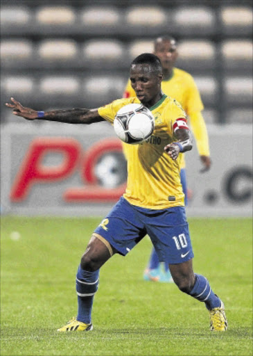 IN CONTROL: Mamelodi Sundowns captain Teko Modise PHOTO: GALLO IMAGES